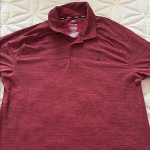 Hurley Men's Maroon Polo Shirt